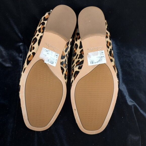 Clarks Cushion plus animal print shoes size 7.5 small heel - Picture 5 of 12